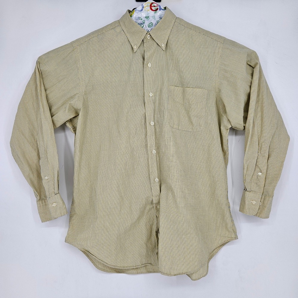 Lauren Ralph Shirt Mens Sz 16 32 33 Button Down Striped Long Sleeve Casual